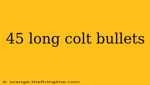 45 long colt bullets