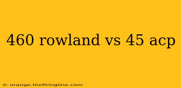 460 rowland vs 45 acp