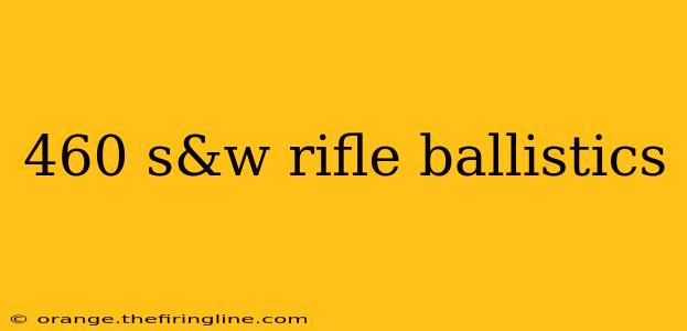 460 s&w rifle ballistics