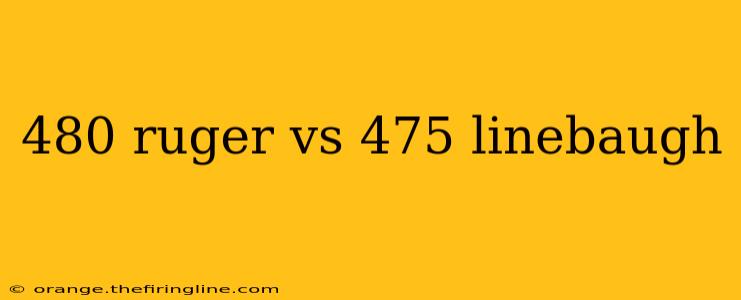 480 ruger vs 475 linebaugh