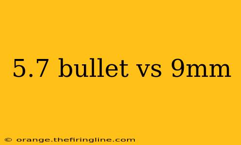 5.7 bullet vs 9mm