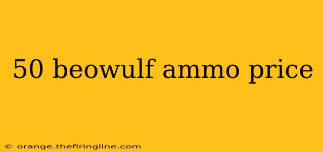 50 beowulf ammo price