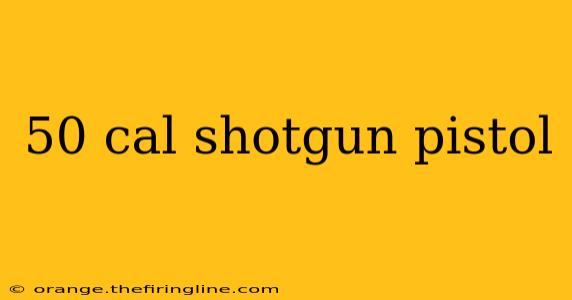 50 cal shotgun pistol