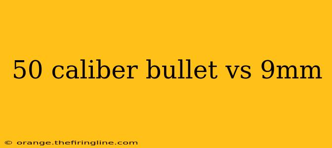 50 caliber bullet vs 9mm