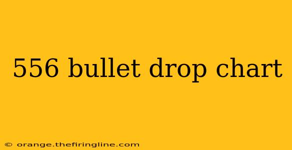 556 bullet drop chart