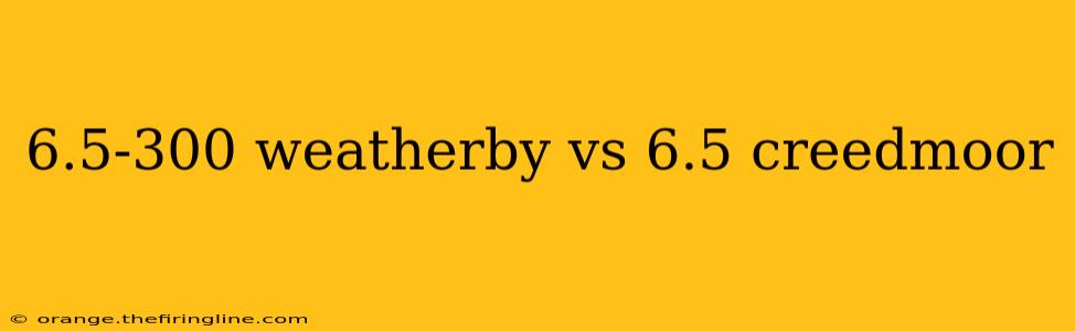 6.5-300 weatherby vs 6.5 creedmoor