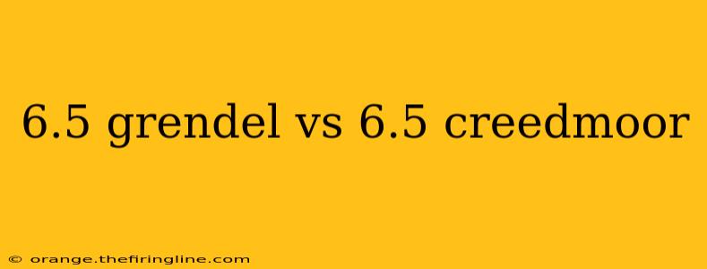 6.5 grendel vs 6.5 creedmoor