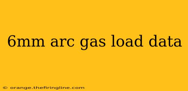 6mm arc gas load data