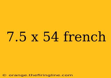 7.5 x 54 french