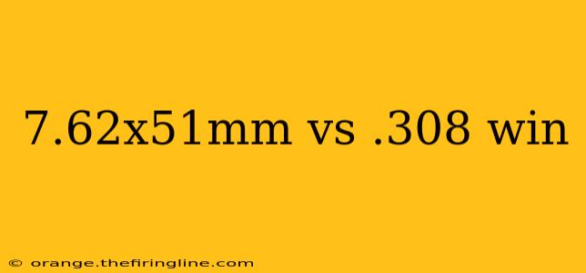 7.62x51mm vs .308 win