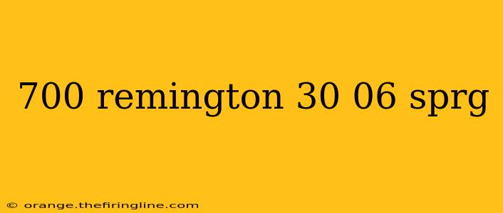 700 remington 30 06 sprg