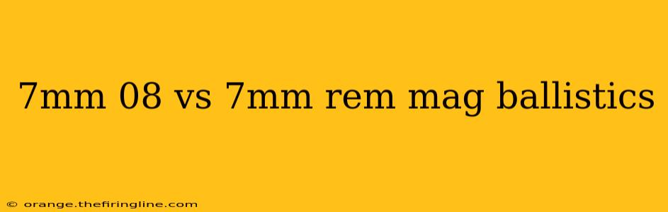 7mm 08 vs 7mm rem mag ballistics