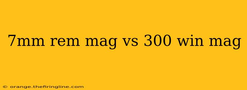 7mm rem mag vs 300 win mag