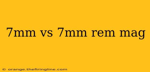 7mm vs 7mm rem mag