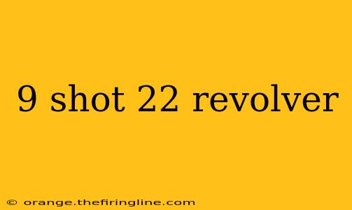 9 shot 22 revolver