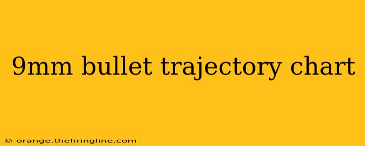 9mm bullet trajectory chart