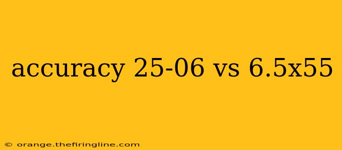 accuracy 25-06 vs 6.5x55