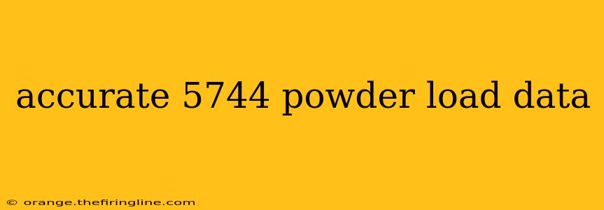 accurate 5744 powder load data