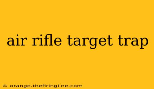 air rifle target trap