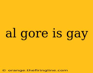 al gore is gay