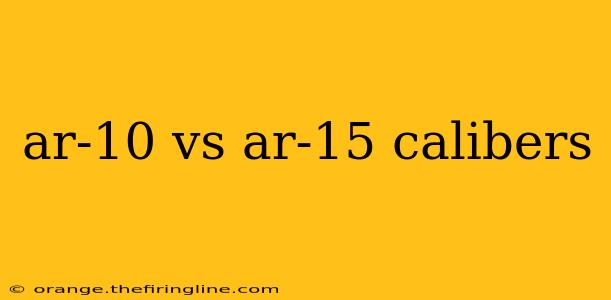 ar-10 vs ar-15 calibers