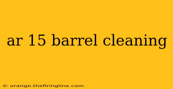 ar 15 barrel cleaning