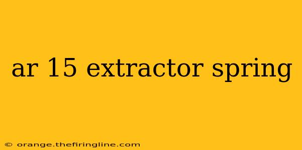 ar 15 extractor spring