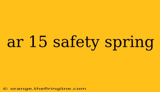 ar 15 safety spring