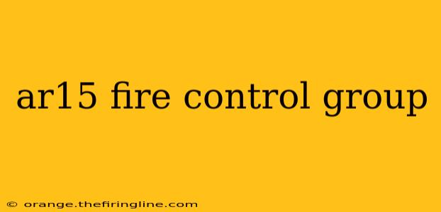 ar15 fire control group