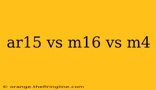 ar15 vs m16 vs m4