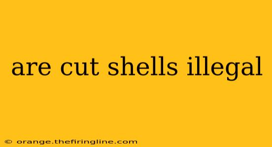 are cut shells illegal