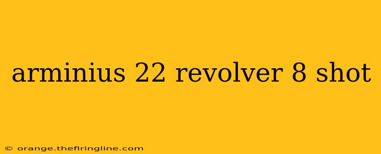 arminius 22 revolver 8 shot