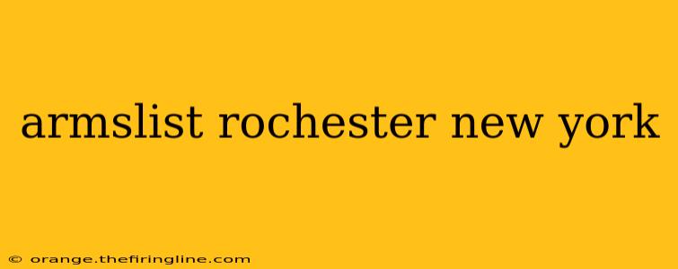 armslist rochester new york