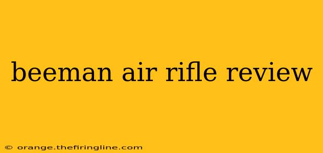 beeman air rifle review