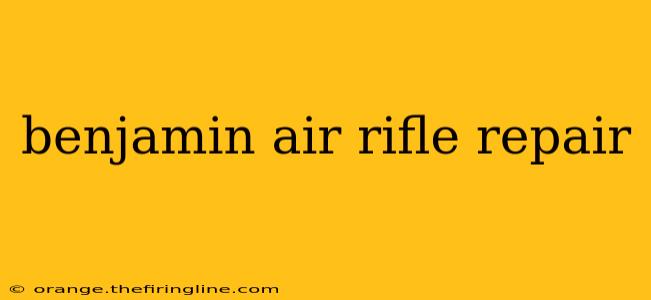 benjamin air rifle repair