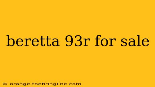 beretta 93r for sale