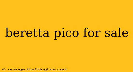 beretta pico for sale