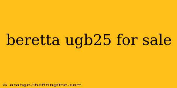 beretta ugb25 for sale