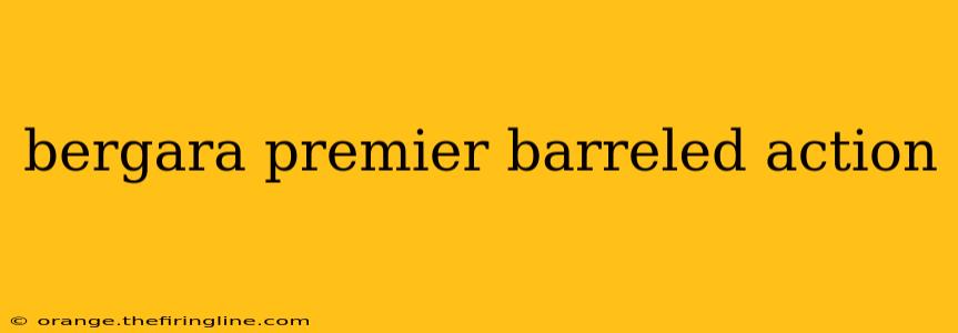 bergara premier barreled action