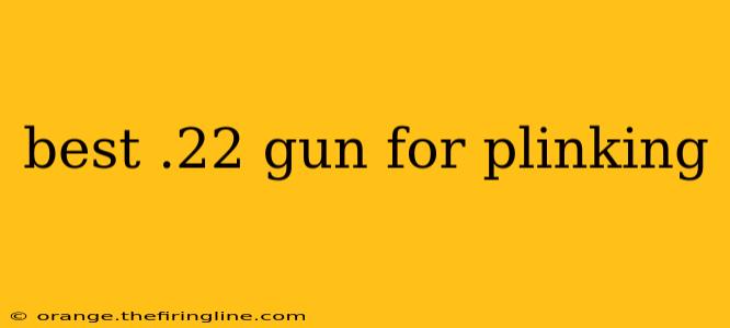 best .22 gun for plinking