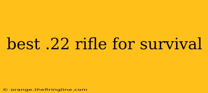 best .22 rifle for survival