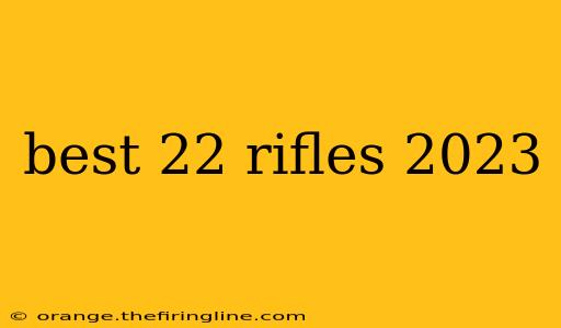 best 22 rifles 2023