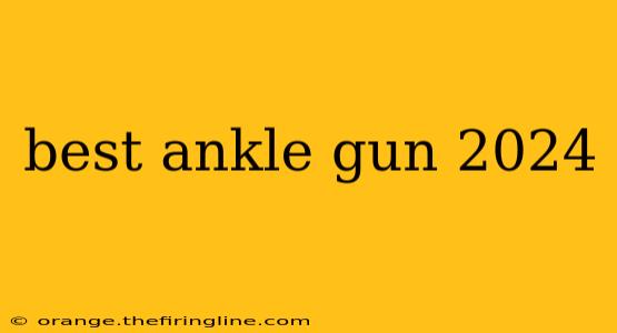 best ankle gun 2024