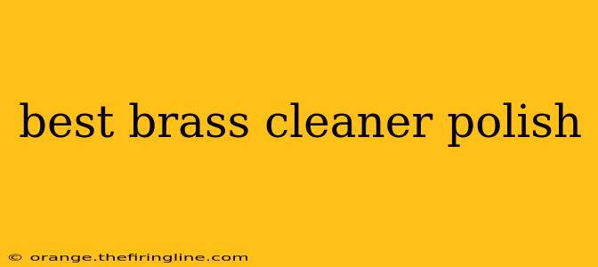 best brass cleaner polish