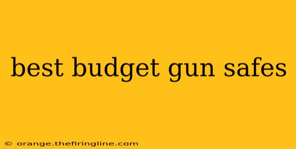 best budget gun safes