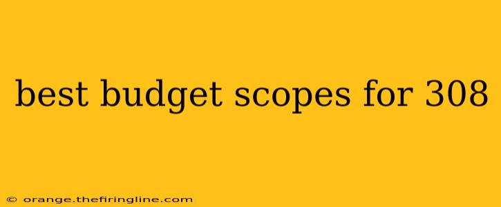 best budget scopes for 308