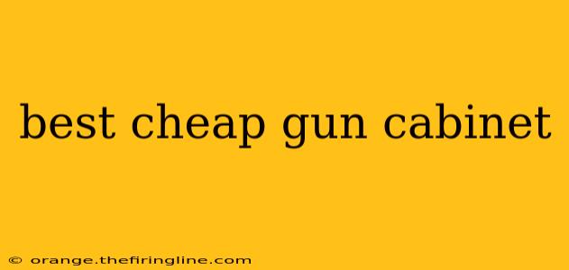 best cheap gun cabinet