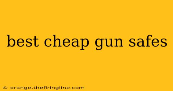 best cheap gun safes