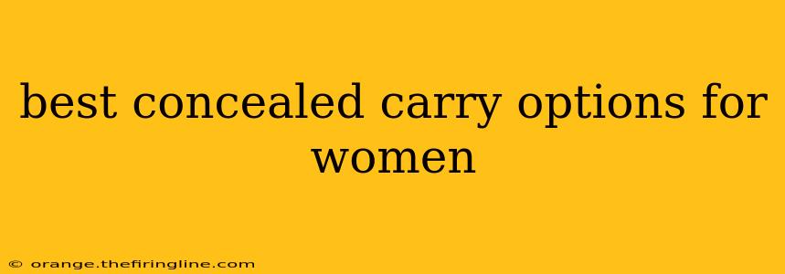 best concealed carry options for women