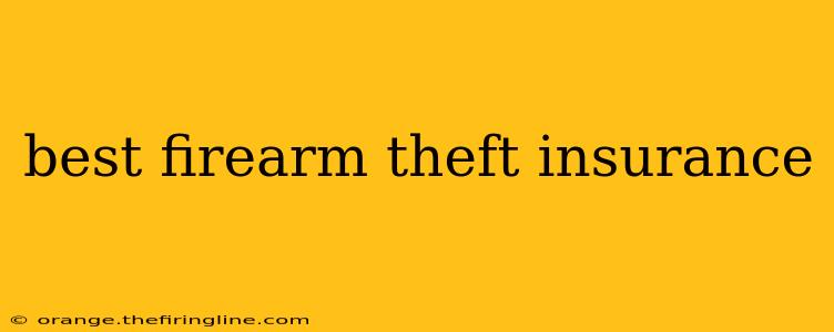 best firearm theft insurance